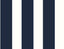 Seabrook Designer Stripe Midnight Blue & White Wallpaper