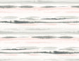 Seabrook Horizon Stripe Pink Sunset Wallpaper