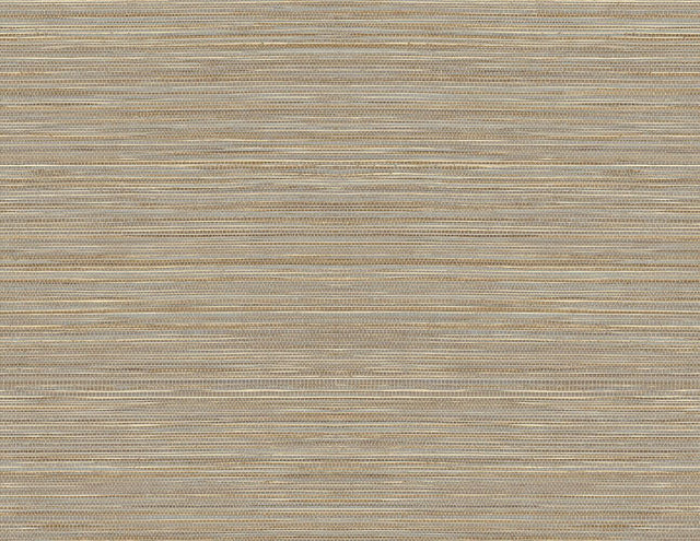 Seabrook Luxe Sisal Pashmina & Metallic Silver Wallpaper