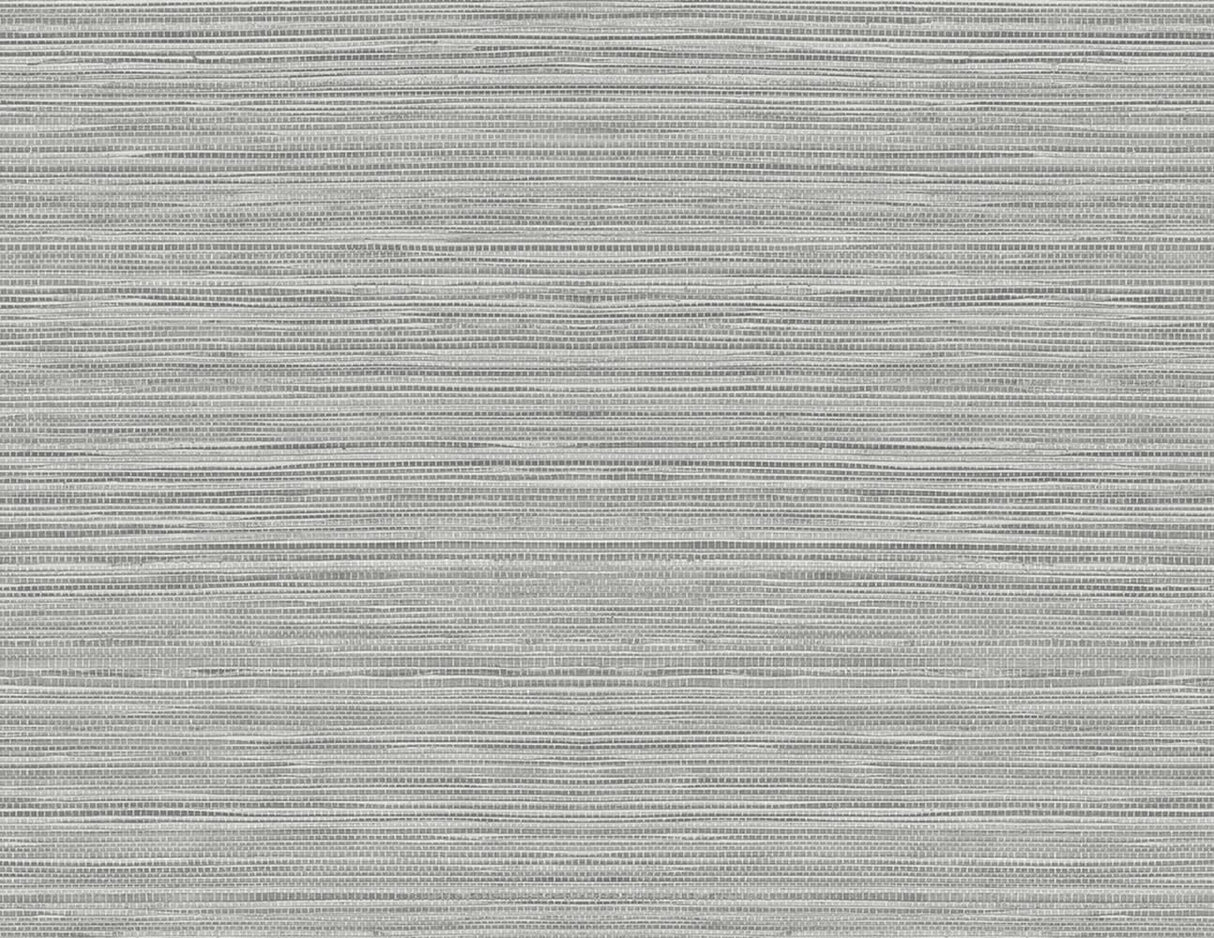 Seabrook Luxe Sisal Grey Wallpaper