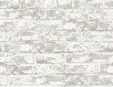 Seabrook Soho Brick Grey Wallpaper