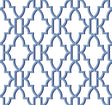 Seabrook Coastal Lattice Riviera Blue Wallpaper