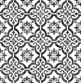 Seabrook Porto Tile Onyx Wallpaper