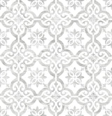 Seabrook Porto Tile Grey Wallpaper