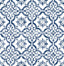 Seabrook Porto Tile Riviera Blue Wallpaper