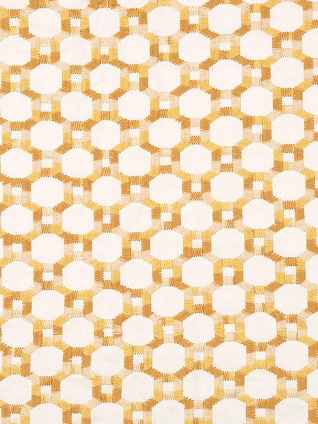 Hinson Island Trellis Yellow Fabric