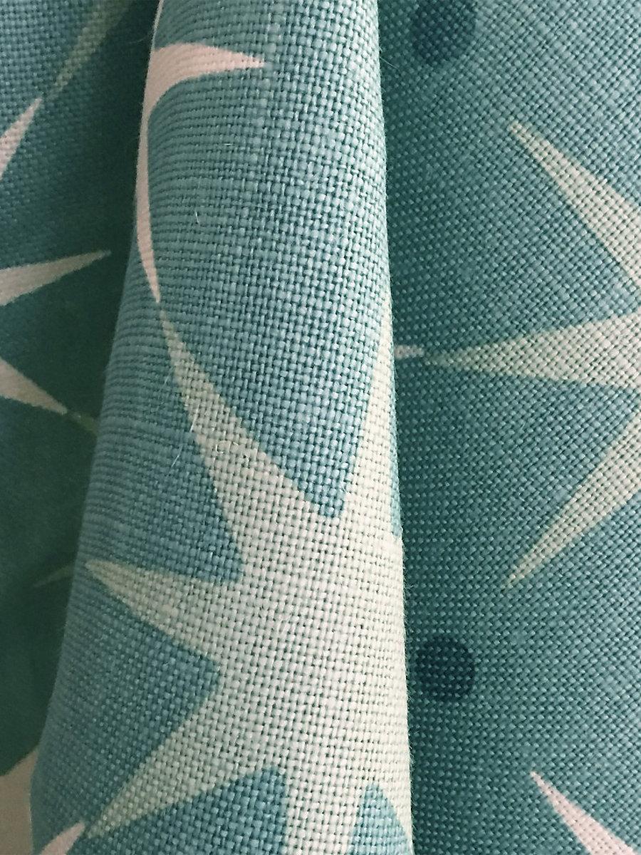 Hinson Star Power Aqua Fabric