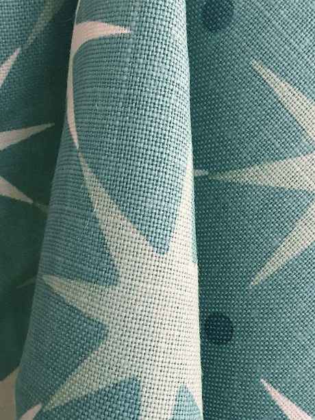 Hinson Star Power Aqua Fabric