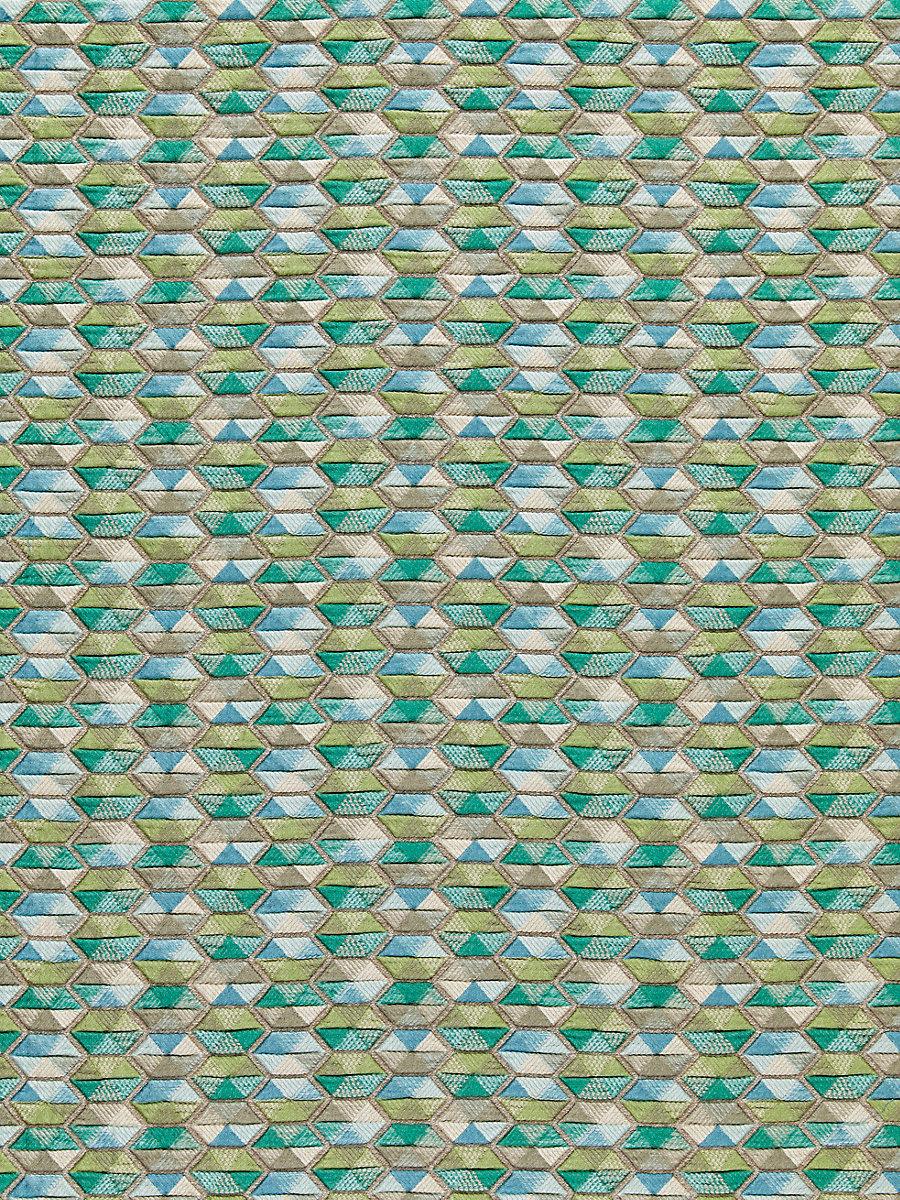 Hinson Carousel Aqua Fabric