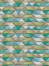Hinson Carousel Aqua Fabric