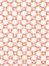 Hinson Island Trellis Peach Fabric