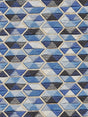 Hinson Carousel Blue Fabric