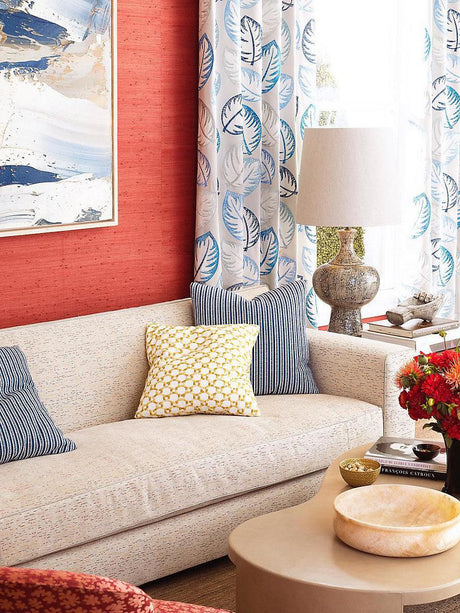 Hinson Palmer Blue Fabric