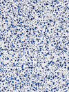 Hinson Spatter Cotton Print Navy On White Fabric