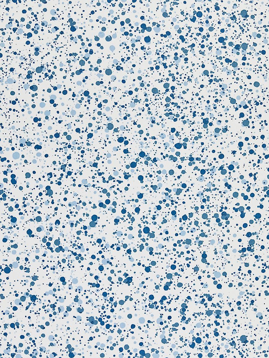 Hinson Spatter Cotton Print Ocean Blue Fabric