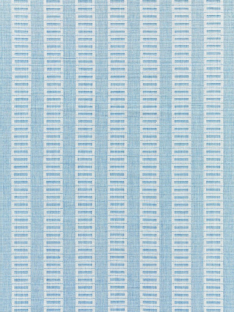 Grey Watkins LARK STRIPE BLUEBELL Fabric