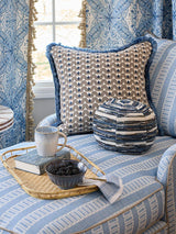 Scalamandre Lark Stripe Bluebell Fabric