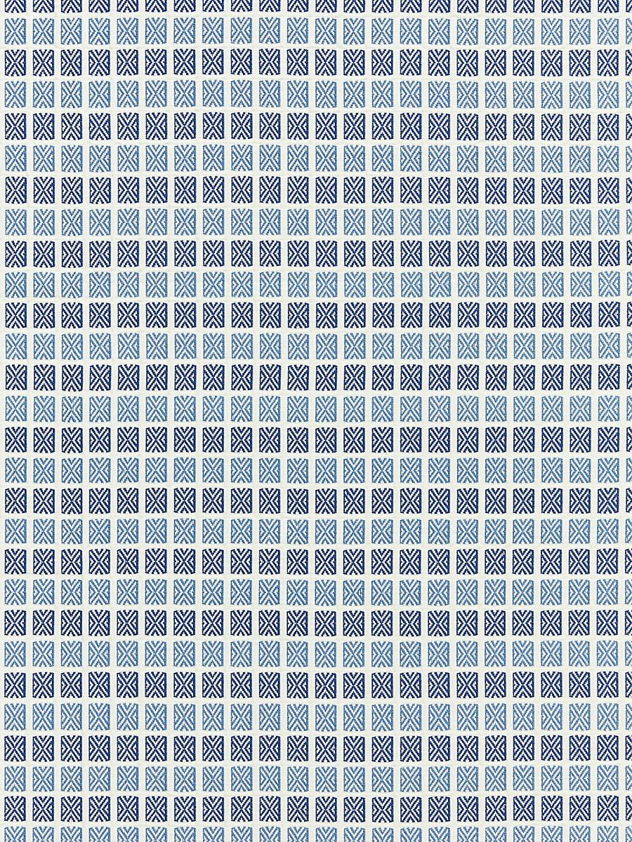 Scalamandre Fair Isle Sailboat Fabric