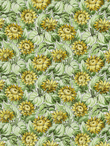 Scalamandre Sunflower Print Harvest Fabric