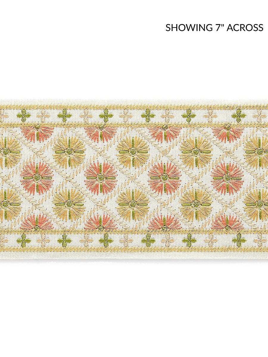 Scalamandre Hansel Embroidered Tape Citrus Twist Trim