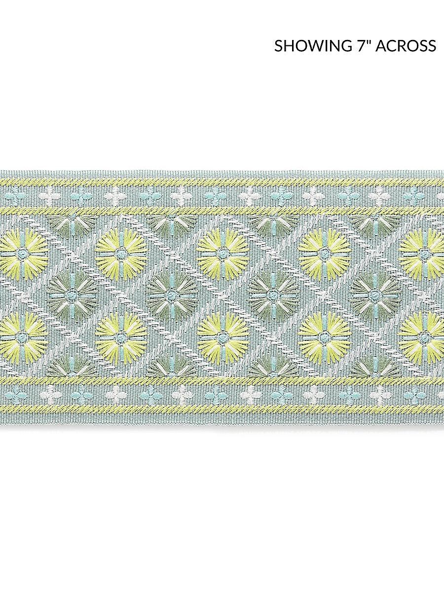 Scalamandre Hansel Embroidered Tape Summer Breeze Trim