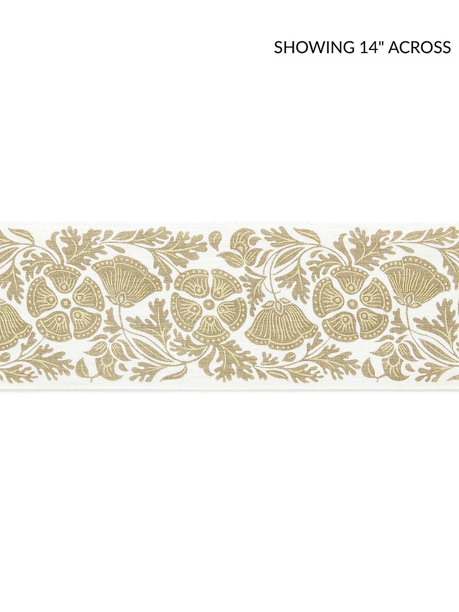 Scalamandre Gretel Printed Tape Wheat Fields Trim