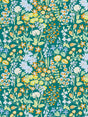 Scalamandre Nymph Floral Emerald Multi Fabric