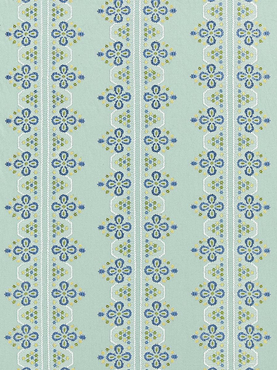 Scalamandre Imogen Embroidery Seabed Fabric
