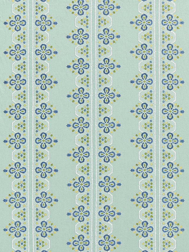 Scalamandre Imogen Embroidery Seabed Fabric