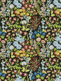 Scalamandre Nymph Floral Black Multi Fabric