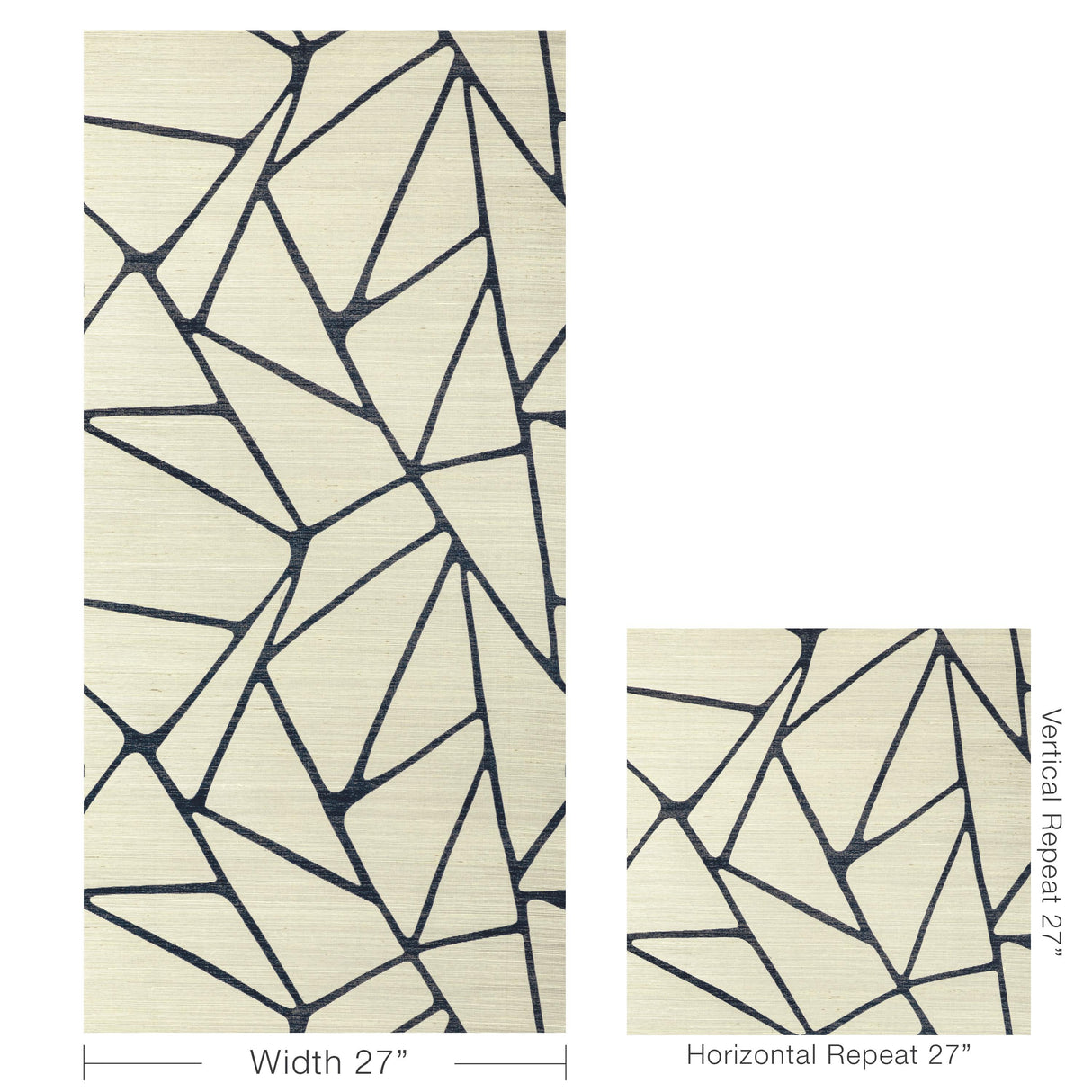 Kravet TO THE POINT INDIGO Wallpaper