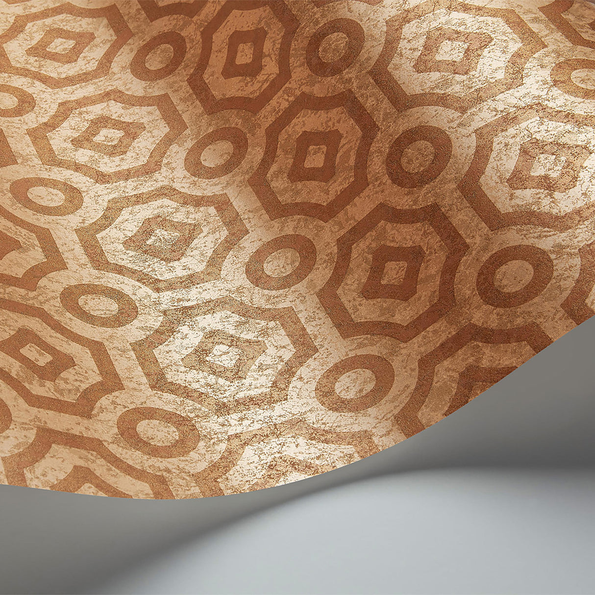 Cole & Son QUEEN S QUARTER MTCOPPER Wallpaper