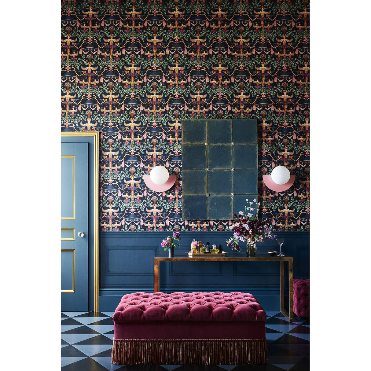 Cole & Son CHAMBER ANGELS DENIM Wallpaper