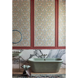 Cole & Son COURT EMBROIDERY CORAL Wallpaper