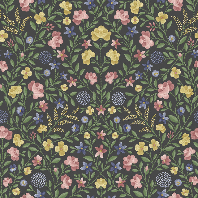 Cole & Son COURT EMBROIDERY YELLOW Wallpaper