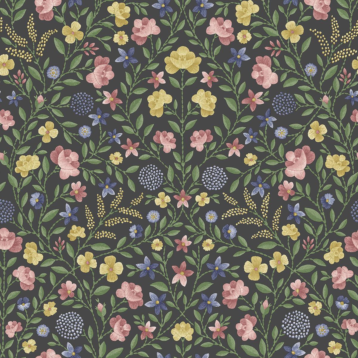 Cole & Son Court Embroidery Yellow Wallpaper