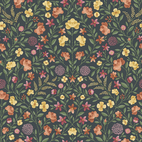 Cole & Son COURT EMBROIDERY MARIGOLD Wallpaper