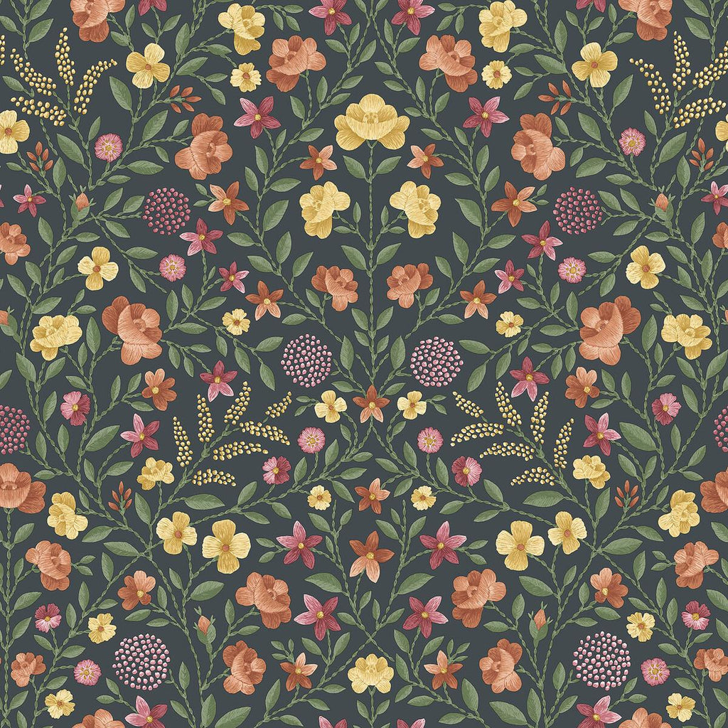 Cole & Son Court Embroidery Marigold Wallpaper