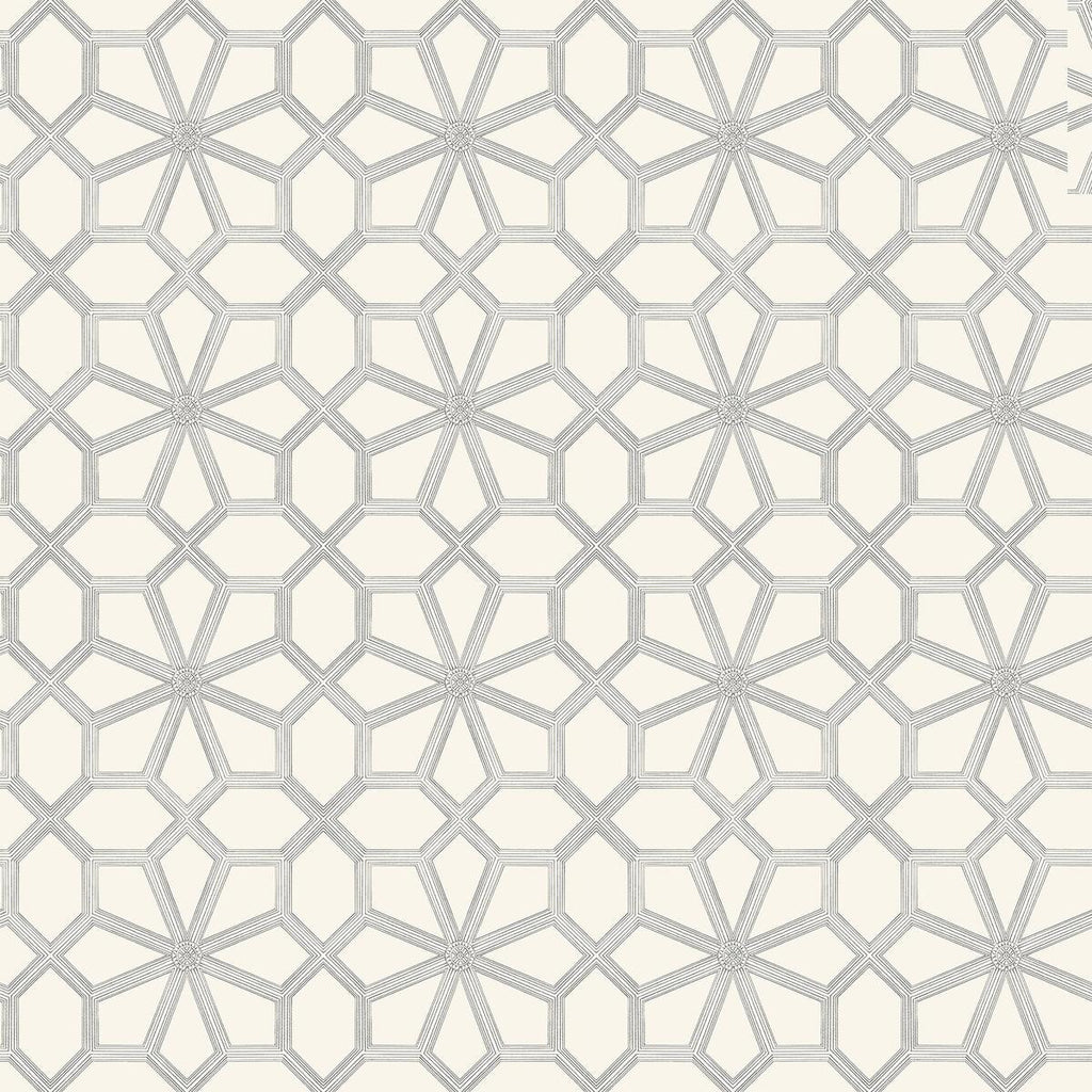 Cole & Son WOLSEY STARS SOOT ON SNOW Wallpaper