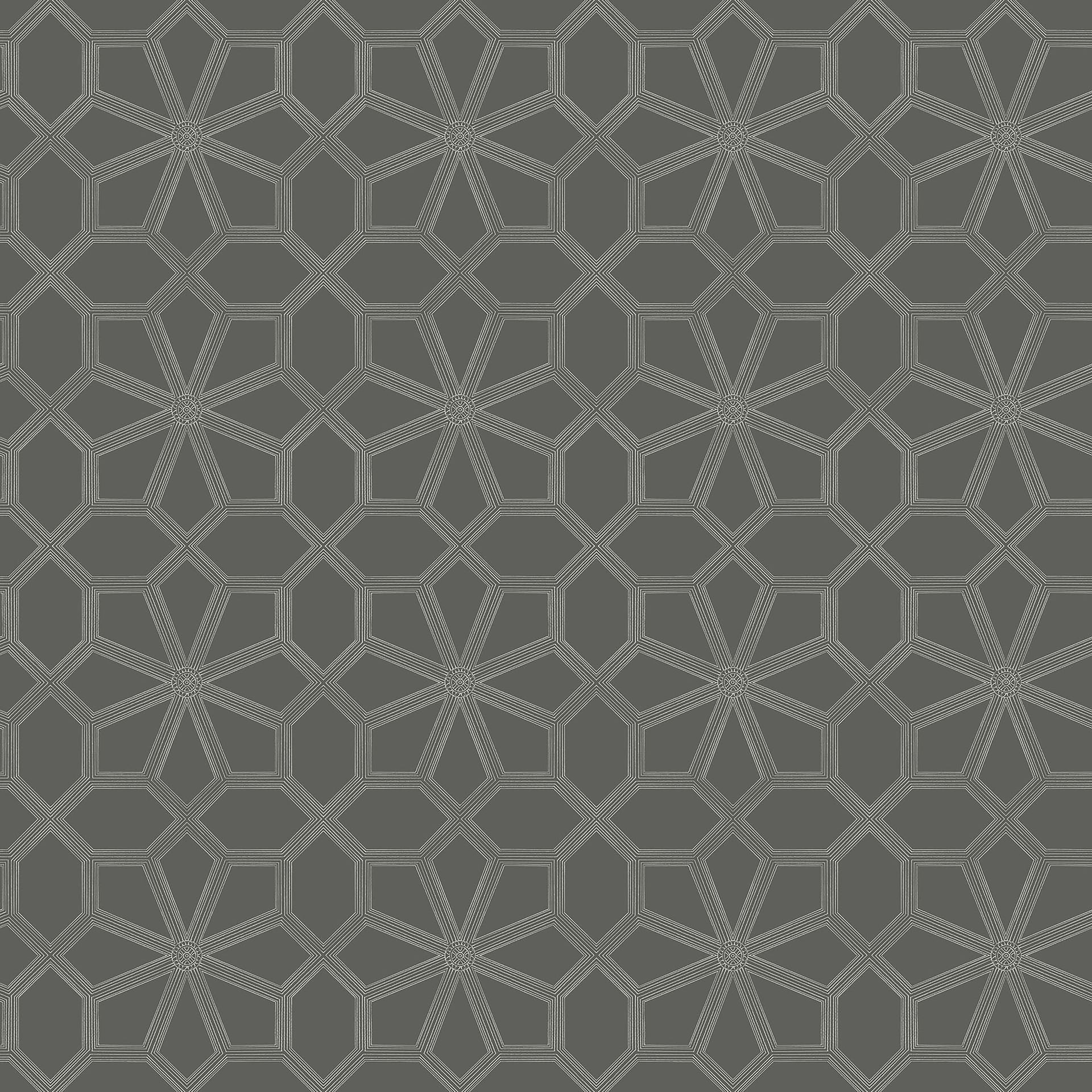 Cole & Son Wolsey Stars Chalk/Charcl Wallpaper