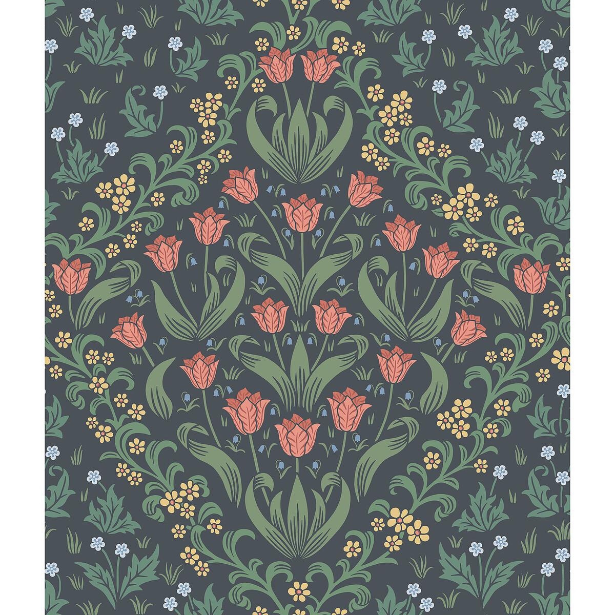 Cole & Son Tudor Garden Ro&Fgrn/Char Wallpaper