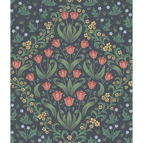 Cole & Son Tudor Garden Ro&Fgrn/Char Wallpaper