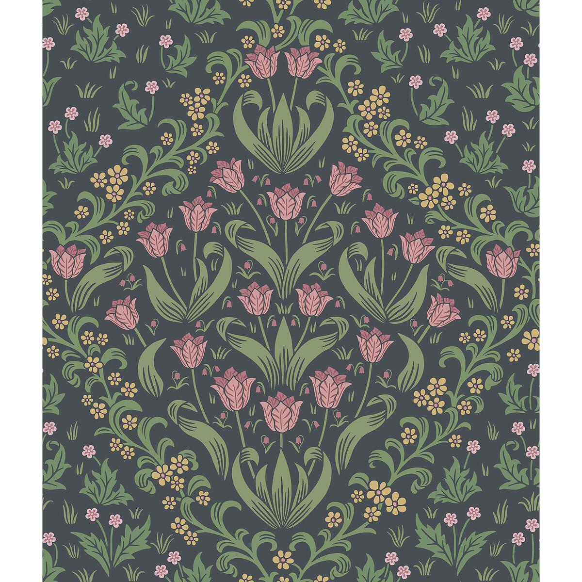 Cole & Son Tudor Garden Plm&Ogrn/Chr Wallpaper