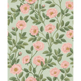 Cole & Son Hampton Roses R&Lgrn/Degg Wallpaper