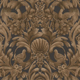 Cole & Son GIBBONS CARVING MBRNZ/CHR Wallpaper