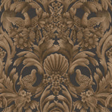 Cole & Son GIBBONS CARVING MBRNZ/CHR Wallpaper