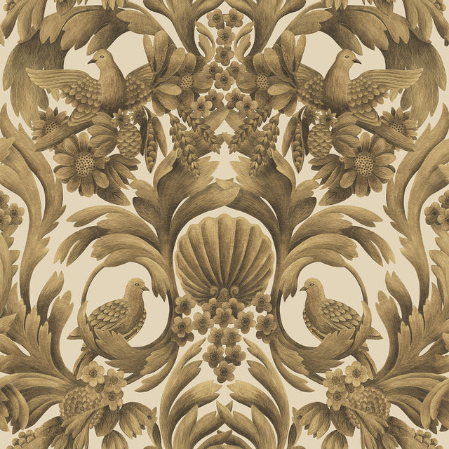 Cole & Son GIBBONS CARVING MGLD/SAND Wallpaper