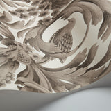 Cole & Son GIBBONS CARVING SOOT/STON Wallpaper