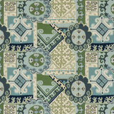 Lee Jofa BATANGAS PRINT AQUA/LEAF Fabric
