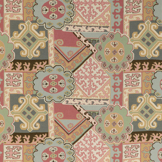 Lee Jofa BATANGAS PRINT PINK/MULTI Fabric